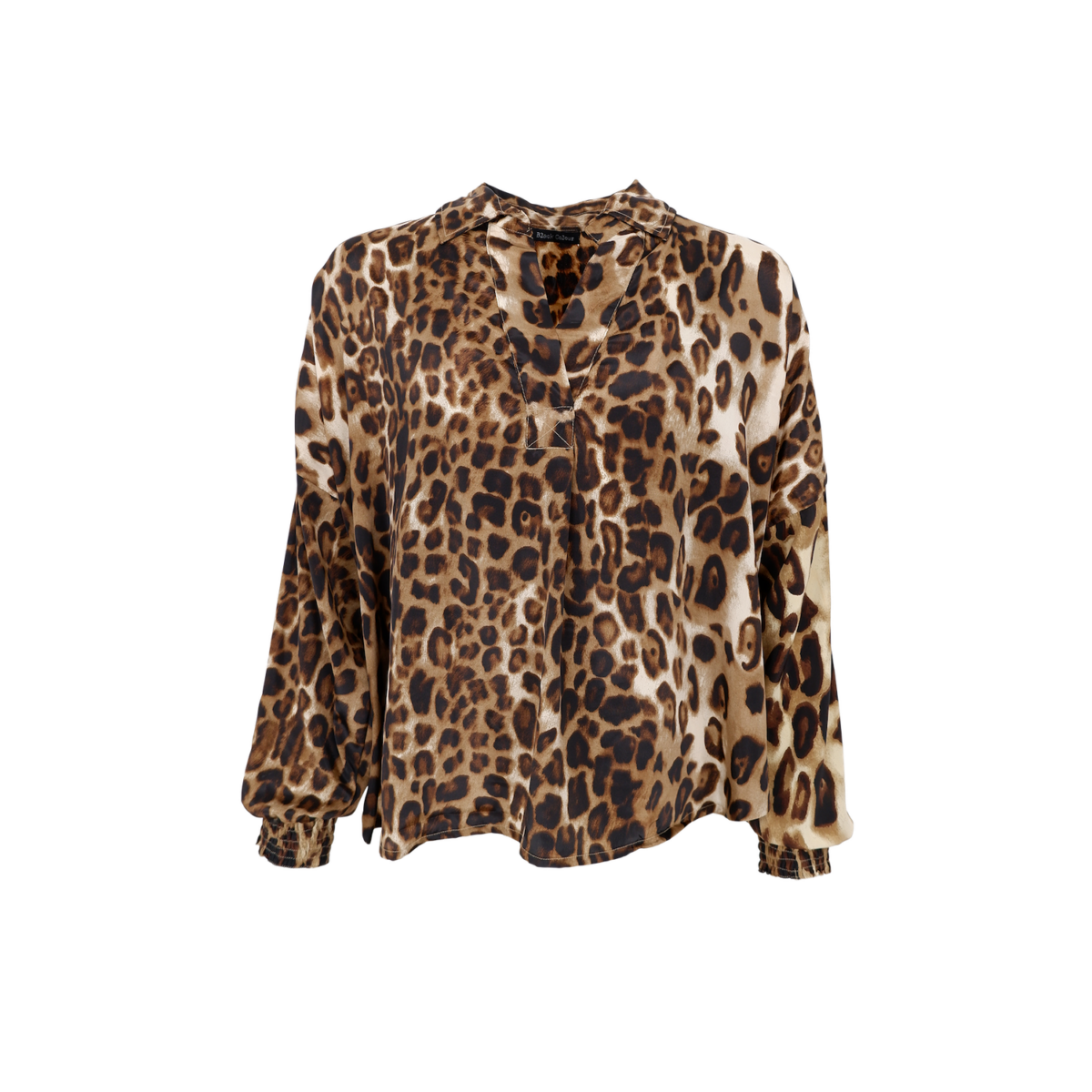 Bluse/ Kaftanbluse BCLuna von Black Colour Leoprint